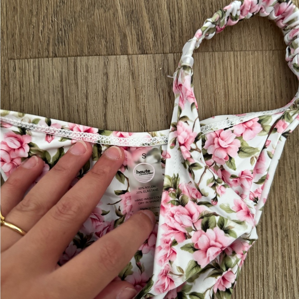 3 Piece Bikini Set with Skirt - Picture 4 of 6